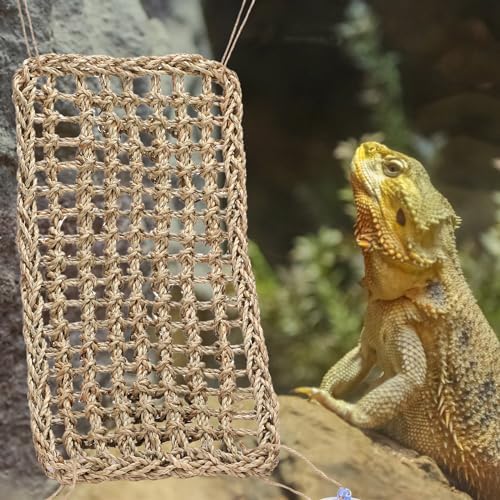 Silkfly Large Beard Dragon Hammock, 15.7 x 7.8 Inch, Rectangle, Brown