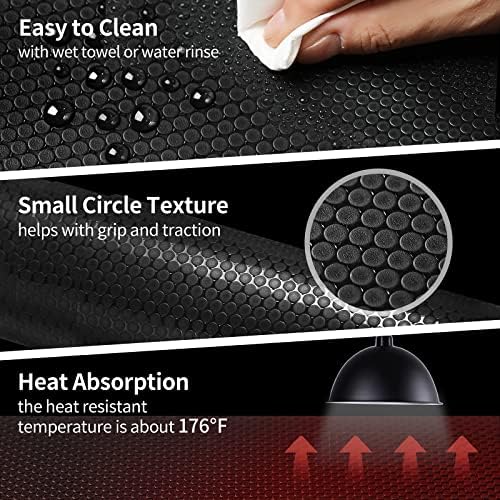 Reptile Mat 40 Gallon 1Pack 18x36, Bearded Dragon Tank Accessories, Terrarium Liner Bedding, Non-Adhesive Reptile Substrate Mat for Leopard Gecko, Snake, Lizard, Tortoise, Iguana Tank