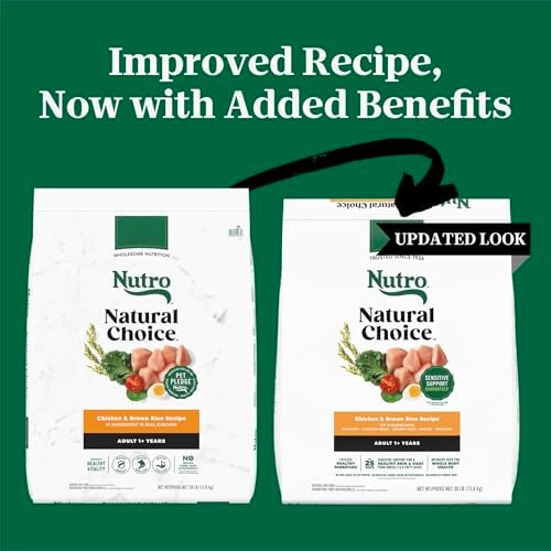 Nutro Natural Choice Adult Dry Dog Food, Chicken & Brown Rice Recipe, 30 lb