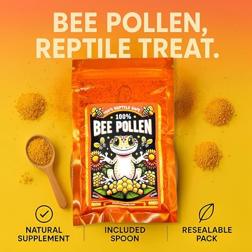 CTWPets 100% Bee Pollen Powder - Food for Reptiles
