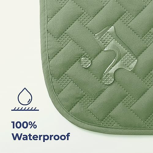 gogobunny 100% Double Sided Waterproof Dog Blanket Soft Pet Bed Cover Reversible Protect Furniture Couch Sofa Car for Puppy Cat Kids (Dark Green/Light Green, 82x102 Inch (Pack of 1))