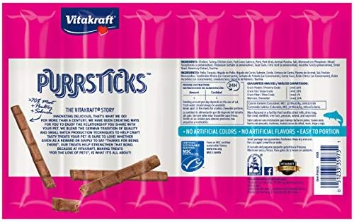 Vitakraft PurrSticks Chicken Recipe with Salmon Cat Treats