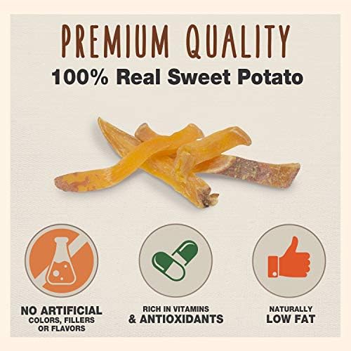 Cadet Gourmet Sweet Potato Steak Fries Dog Treats, 1 lb