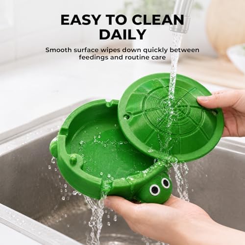 Bearded Dragon Dig Box & Tank Accessory, Turtle Small Reptile Food Dish