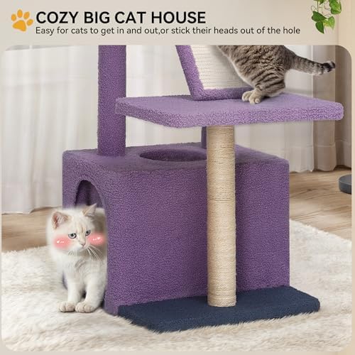 YITAHOME 48.4 Inch Flower Cat Tree