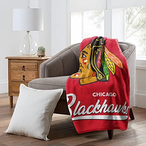 Northwest NHL Unisex-Adult Raschel Throw Blanket