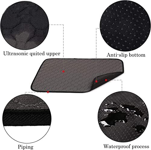 2 pcs Guinea Pig Cage Liners - Washable Guinea Pig Pee Pads, Waterproof Reusable & Anti Slip Guinea Pig Bedding Fast and Super Absorbent Pee Pad for Small Animals Rabbit Hamster Rat