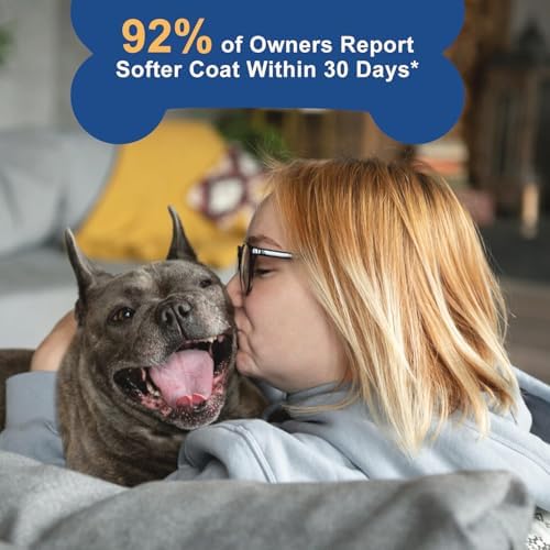 ZEBORA Salmon Oil for Dogs Skin and Coat - Omega 3 6 9 Fish Oil Soft Chews for Dogs Itchy Skin Relief - Dog Fish Oil Supplements EPA DHA Rich with Vitamins C & E - Allergy Relief & Shedding, 110 Ct