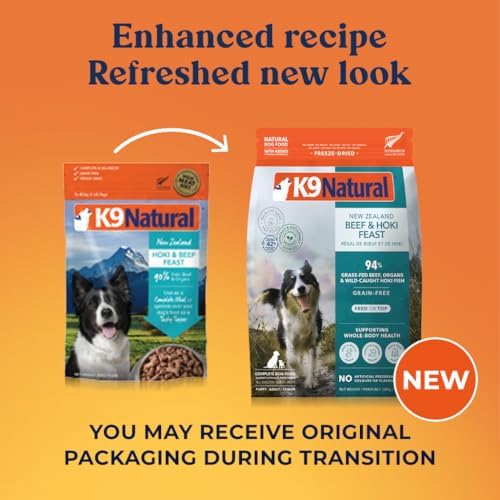 K9 Natural - Freeze Dried High Protein Grain-Free Dog Food Or Topper