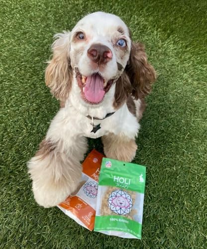 HOLI Lamb Liver Dog Food Topper – Freeze Dried Lamb Liver Dog Topper for Dry Food – Single Ingredient, Human-Grade Meal Topper for Picky Dogs – Grain Free & All Natural - 8oz