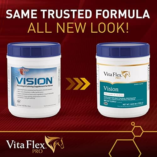 Vita Flex Pro Vision, Focus and Calming Horse Supplement, 26 Day
