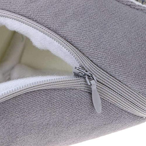 Hamster Carrier Bag Portable Outdoor Travel Handbag with Adjustable Single Shoulder Strap for Hamster Small Pets (Grey)
