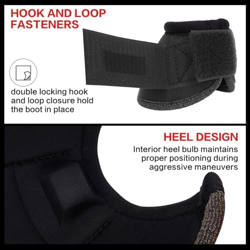 GEOSO Bell Boots for Horses,Ballistic Overreach Horse Boots | Superb Protection, Durability&Comfort,360 Degree Wrap