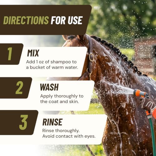 Antifungal Shampoo for Horse Antibacterial Formula Clinical Care Antiseptic