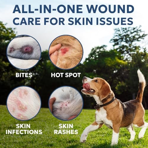 Forticept Maxi-Wash Hot Spot Cleansing Spray Treatment, Wound Care & Itch Relief Spray for Dogs and Cats. Relives Scratching, Rashes, Sores, Itchy Skin and Paw Licking 8 oz