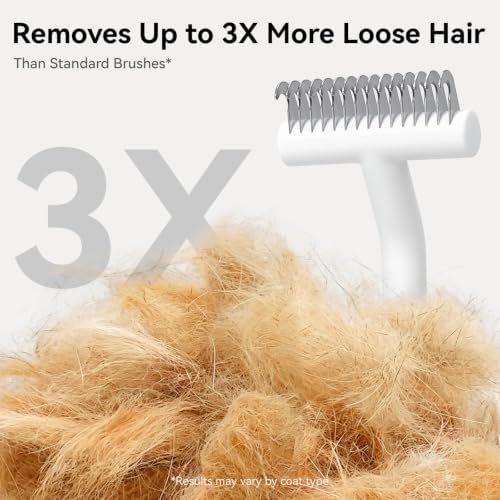 aumuca Undercoat Rake for Dogs, Deshedding & Dematting Comb for Cats, Horse
