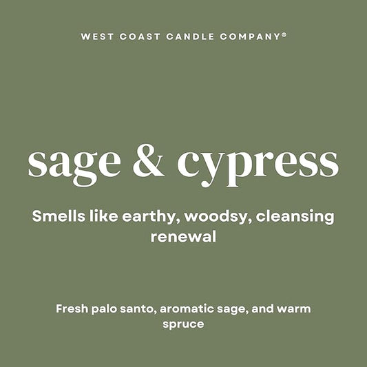 Pet Safe Wax Melts for Dogs | Non Toxic Soy Wax Melts | Natural, Paraffin-Free, Clean Burning | Odor Eliminating Wax Cubes | Sage & Cypress