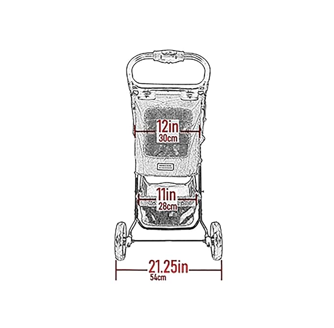Pet Gear No-Zip Special Edition 3 Wheel Pet Stroller for Cats/Dogs, Zipperless Entry, Easy One-Hand Fold, Removable Liner, Cup Holder, Willow