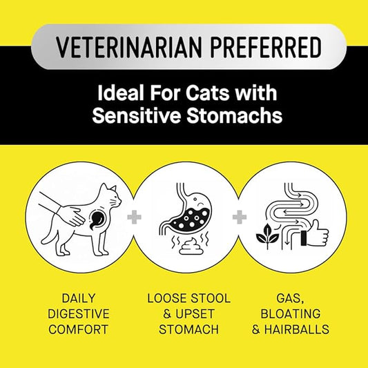 Koby Cat Probiotics | Daily Digestive Support for Sensitive Cats | Helps Loose Stool & Upset Stomach | Certified Organic | Vet Preferred, Clinical Dose | Easy-to-Use Powder