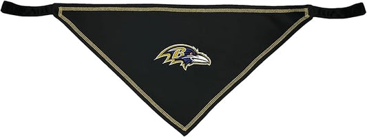 Pets First NFL Baltimore Ravens TIE Bandana, Size Large/X-Large. Dog Bandana Scarf Bib for Pet Cat Dog. The Ultimate Game-Day, Party Bandana