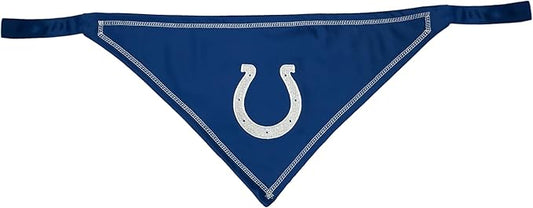 Pets First NFL Indianapolis Colts TIE Bandana, Large/X-Large. Dog Bandana Scarf Bib for Pet Cat Dog. The Ultimate Game-Day, Party Bandana