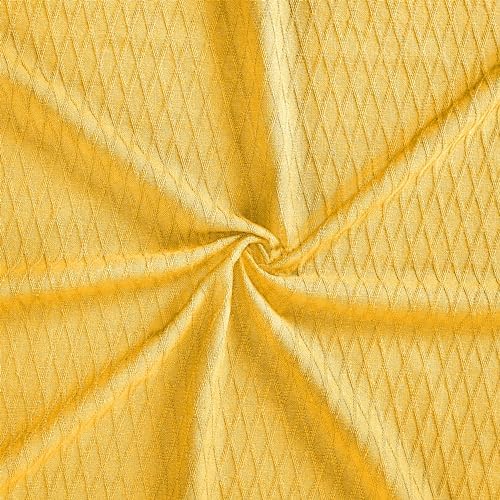 Superior Cotton Blanket, Lightweight, Breathable Bedding, Twin, Yellow