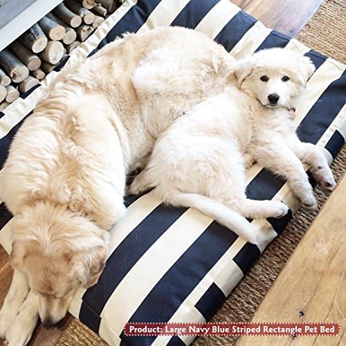 Majestic Pet Rectangular Dog Bed, Large, 44x36x5 in, Washable, Sage Green