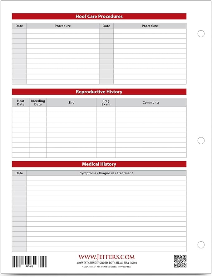 Jeffers Equine Horse Health Records | Document & Track Your Horse Treatments