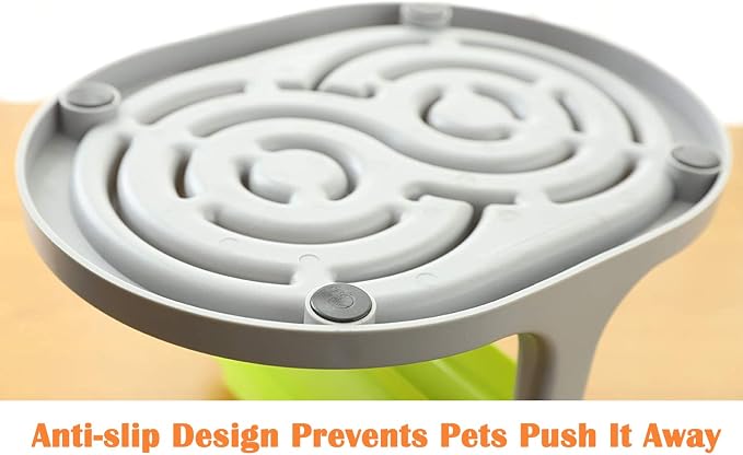 Dog Treat Dispenser Toy, Slow Feeder, Interactive Cat Puzzle Toy | Effectively Prevents Overeating, Keeps Pets Busy, Mental Stimulation Toy for Boredom, Dual-Height for Puppies and Kittens