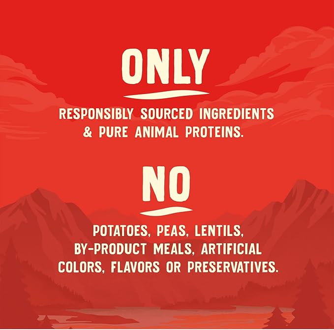 Stella & Chewy's Wild Red Dry Dog Food Raw Coated High Protein Wholesome Grains Ocean Recipe, 3.5 lb. Bag