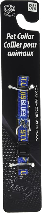 Pets First NHL Collar for Dogs & Cats. Adjustable, Cute, & Stylish! The Ultimate Hockey Fan Collar!