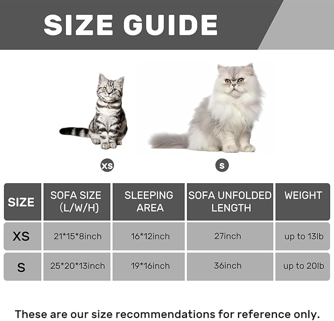 Hollypet Cat Bed Fluffy Plush Mutifuctional Double-Layer Soft Pet Couch Orthopedic Sofa Nest Beds for Small Cats and Dogs, Forest Green and White (21x15x8 inch)