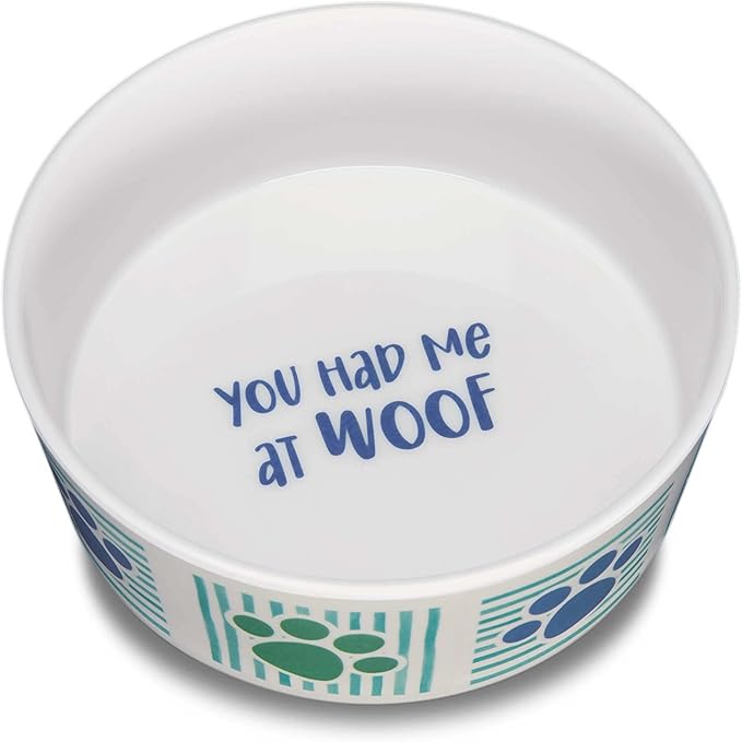 Loving Pets Dolce Moderno Dog Bowl – Modern Melamine Dog Food Bowl & Dog Water Bowl – Durable, Non-Slip Pet Dish for Small & Medium Dogs – Dishwasher Safe Dog Bowl (Small, 16 oz)