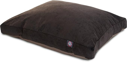 Majestic Pet Villa Rectangle Dog Bed Washable – Non Slip Comfy Pet Bed – Crate Bed with Removable Washable Cover – Kennel Bed for Sleeping, Polyester Fiber, Small, Storm