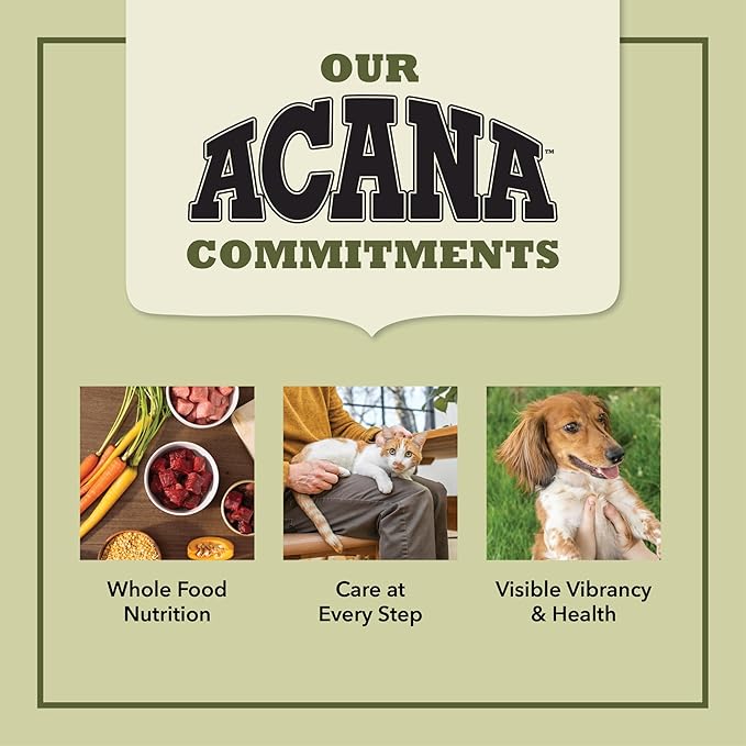 ACANA Grain Free Dry Dog Food Free Run Poultry Recipe 25lb Bag
