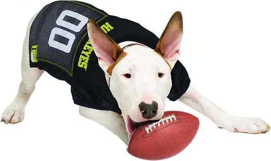NCAA College University of Iowa Mesh Jersey for Dogs & Cats, Large. Licensed Big Dog Jersey with Your Favorite Football/Basketball College Team (Pack of 2)