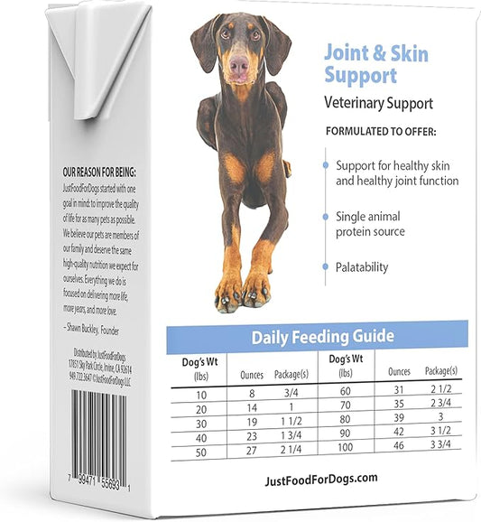 JustFoodForDogs Pantry Fresh Wet Dog Food, Complete Meal or Dog Food Topper, for Joint Health, Skin Health, Allergies, Joint & Skin Support, Pork & Quinoa - 12.5 oz (Pack of 12)