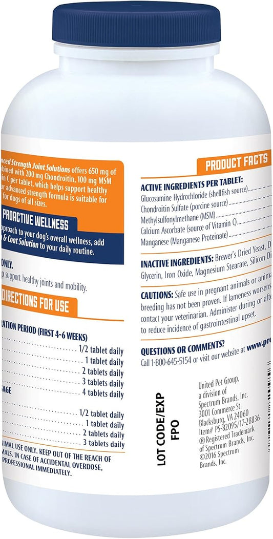 ProSense Advanced Strength for Dogs Glucosamine Chew Tablets 120 ct (Pack of 2)