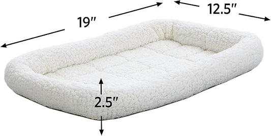 MidWest Homes for Pets Pet Bed for Dog Carrier & Travel Carrier | Pet Bed Fits 22-Inch Plastic Pet Carriers for XS Dog Breeds & Small Cats