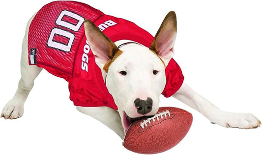 Pets First NCAA College Georgia Bulldogs Mesh Jersey for DOGS & CATS, X-Small.Licensed Dog Jersey with your Favorite Football/Basketball College Team