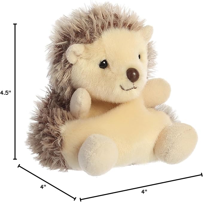 Aurora® Adorable Palm Pals™ Hedgie Hedgehog™ Stuffed Animal - Fun Collectible Plush for Kids and Adult Collectors - Perfect for Decorating Rooms and Birthday Gifts - Brown 4.5 Inches