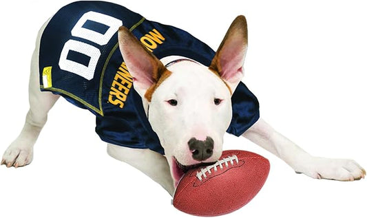 NCAA College West Virginia University Mountaineers Mesh Jersey for Dogs & Cats, XX-Large. Licensed Big Dog Jersey with Your Favorite Football/Basketball College Team (Pack of 2)