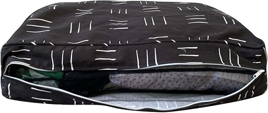 Molly Mutt Medium to Large Dog Bed Cover - Dreams - Measures 27”x36”x5’’ - 100% Cotton - Durable - Breathable - Sustainable - Machine Washable Dog Bed Cover