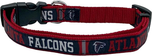 Pets First NFL Atlanta Falcons Licensed PET COLLAR, Large - Heavy-Duty, Strong, and Durable Dog Collar. Available in 31 Football Teams and 4 Sizes