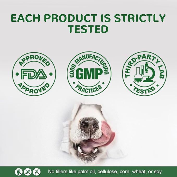 Dog Allergy Chews 150ct, Dog Itch Relief Chews for Large Dogs Paw Licking Itchy Skin Seasonal Allergies, Probiotics with Omega-3 Turmeric Astragalus for Coat Immune Supplement