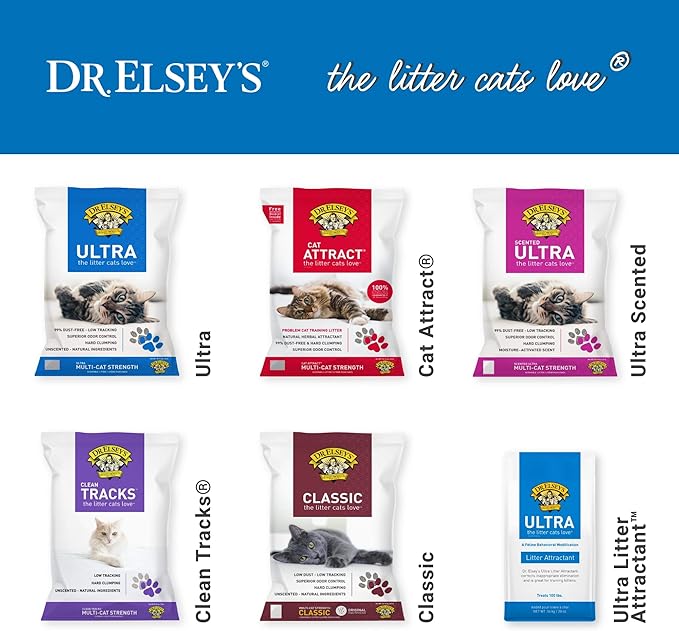 Dr. Elsey's Litter Box Attractant - Ultra Litter Attractant - 20 oz Pouch - Feline Behavior Modification & Training Tool