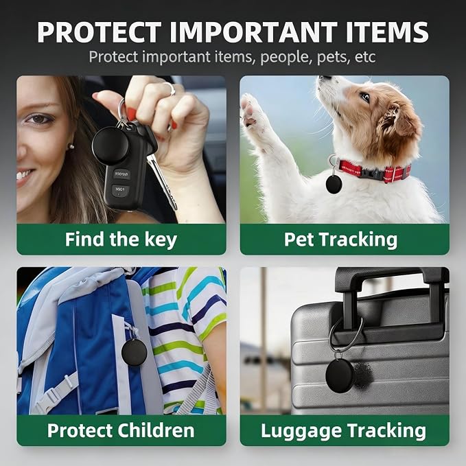 GPS Tracker for Vehicles - No Subscription Tracker Device for Vehicles, No Monthly Fee & SIM Card for Car Tracker Device Hidden for Android and iPhone, IP68 Waterproof, Safe & Durable, Small
