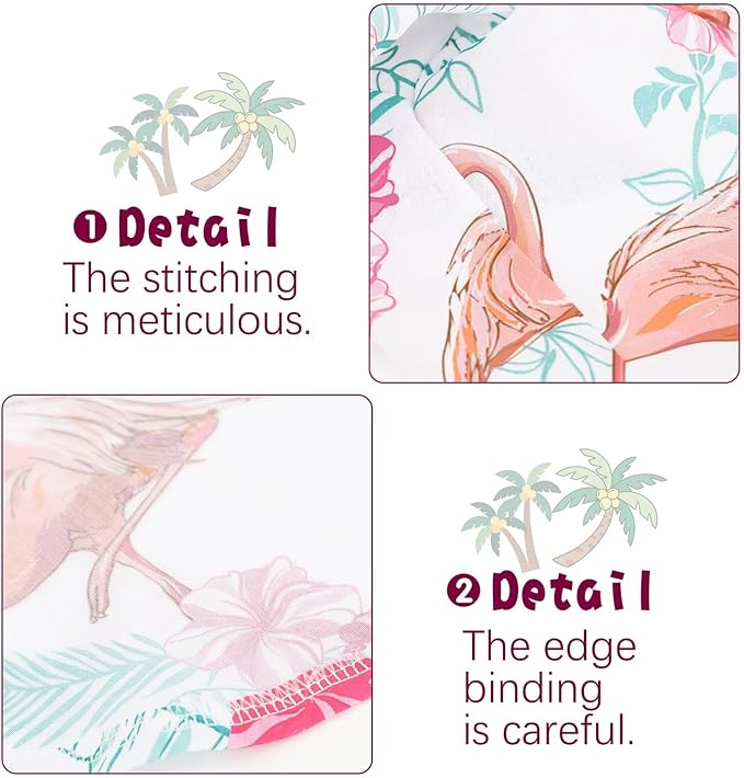 Hawaiian Dog Shirt – Lightweight and Breathable Summer T-Shirt with Tropical Prints, Fun Beach Outfit for Small, Medium, and Large Dogs, Perfect for Hot Days and Outdoor Vacation.Flamingo XS