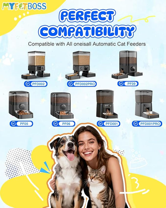 8PCS Desiccant Bag Replacement Compatible with oneisall All Automatic Cat Feeders, Desiccant Packs for Moisture Control for Automatic Pet Feeders Cat Dog Feeder, Keep Pet Food Dry & Fresh