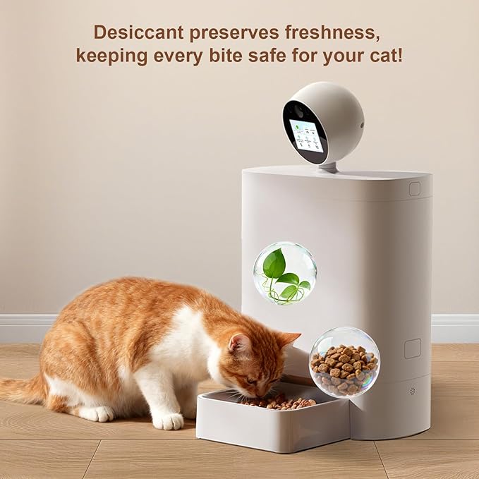 3-Pack Drying Refill Packs for Zoiydals 5.5L Automatic Cat Feeder (Model TWQ-001) – Keeps Pet Food Fresh, Moisture-Absorbing, with APP Replacement Reminder, Feeder Accessory